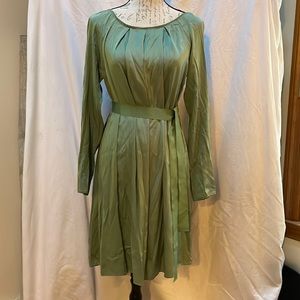 Elie Tahari Silk Long Sleeve Dress